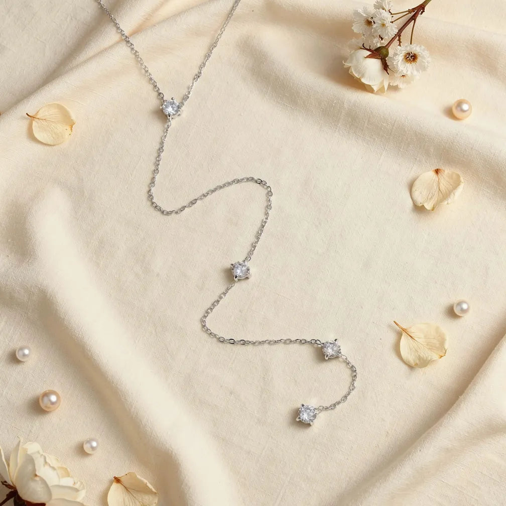 Sleek Cascade Necklace
