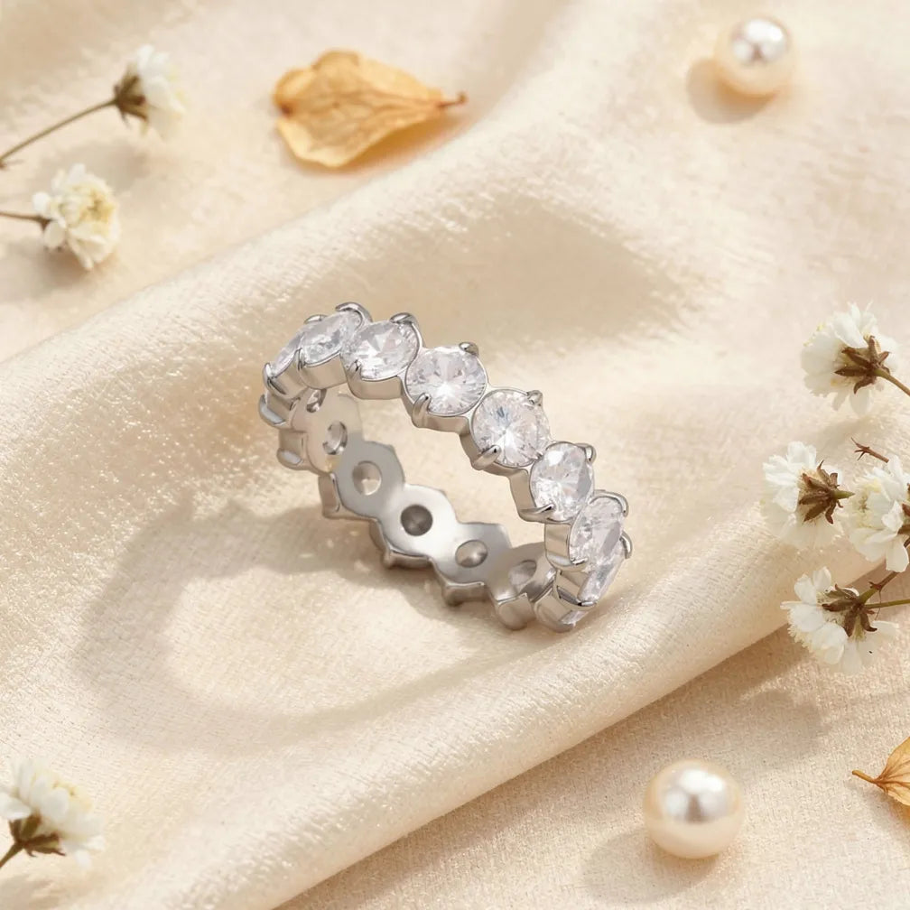 Silver Eternity Band