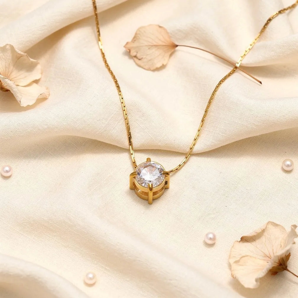 Prong Set Gem Pendant