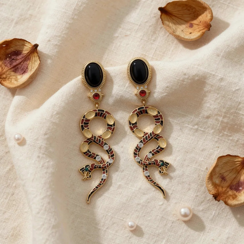 Serpentine Enamel Drops