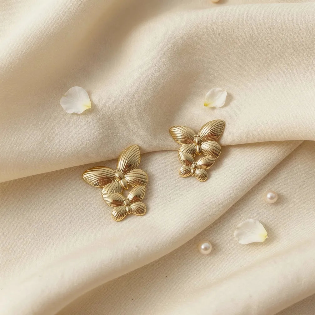 Butterfly Trio Studs