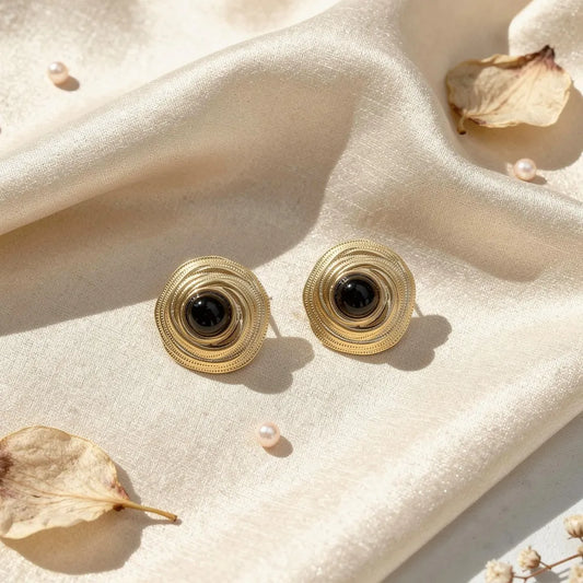 Textured Spiral Studs