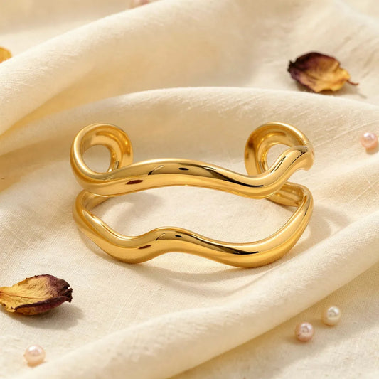 Flowing Gold Cuff