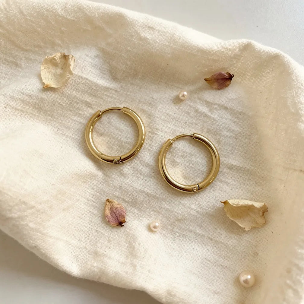 Petite Gold Hoop Earrings