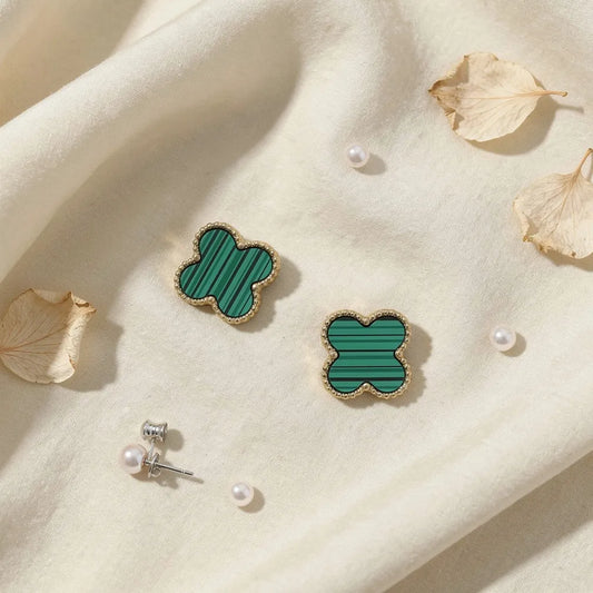 Green Clover Studs