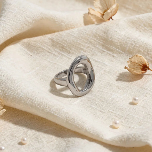 Sculpted Silver Ring