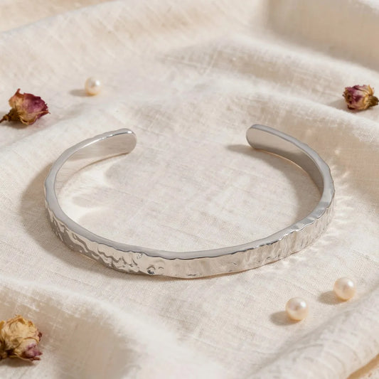 Textured Silver Cuff