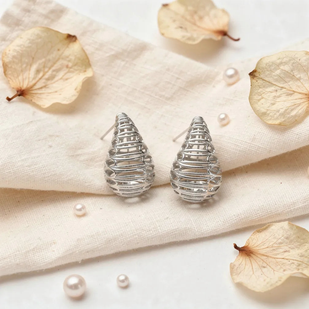 Sculpted Teardrop Earrings
