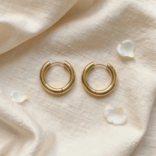 Classic Gold Hoops