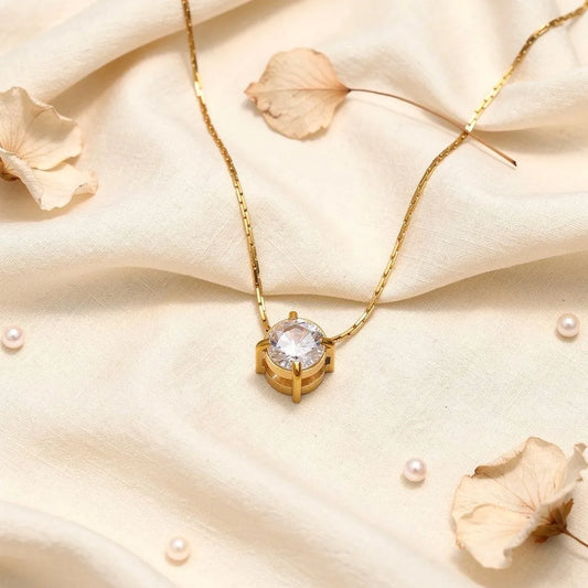 Prong Set Gem Pendant